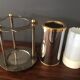 Wine or champagne cooler with door glasses