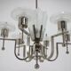 Suspension en chrome Bauhaus, années 1930 / Fonctionnalisme