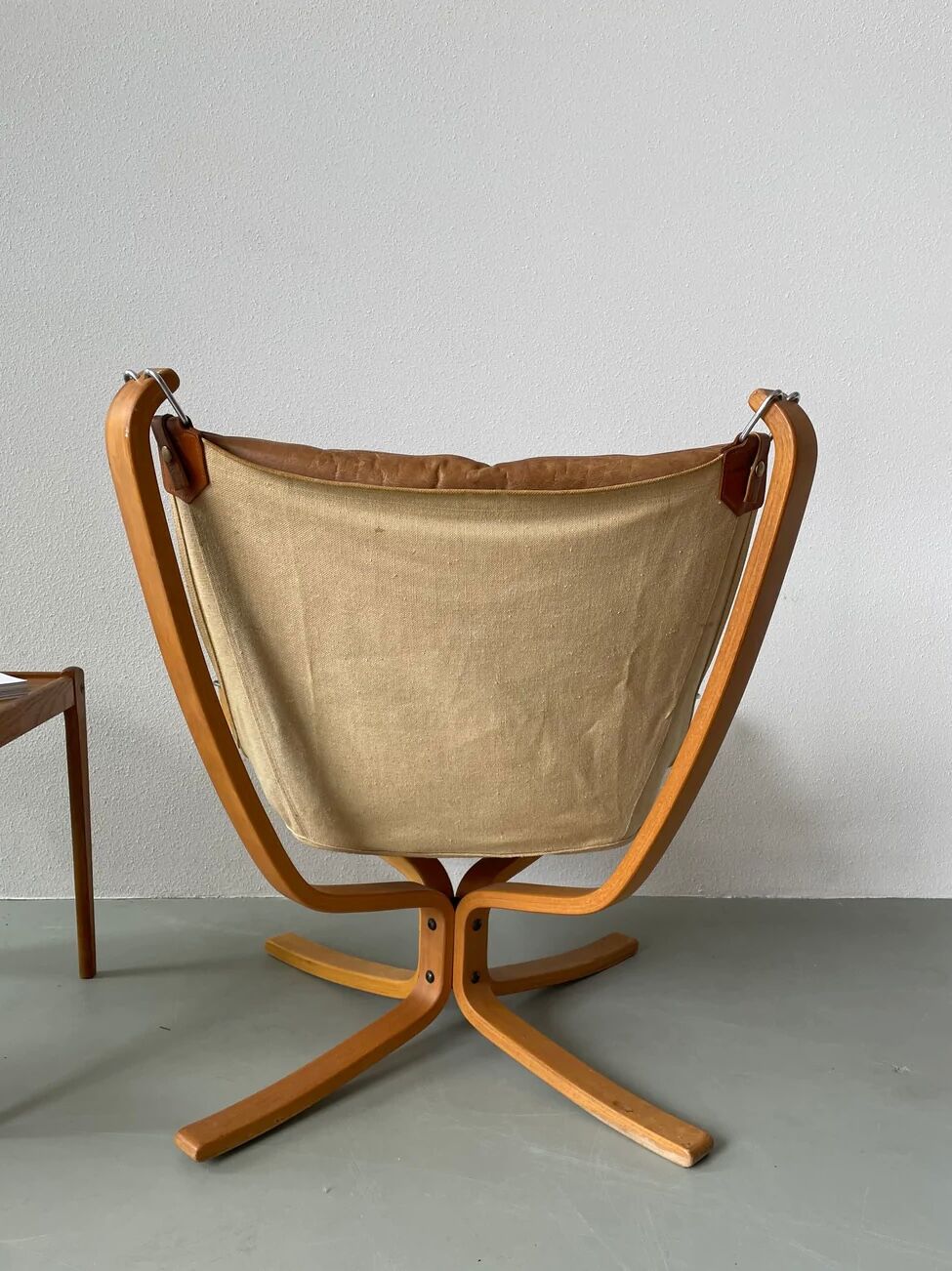 Vintage Falcon chair leather
