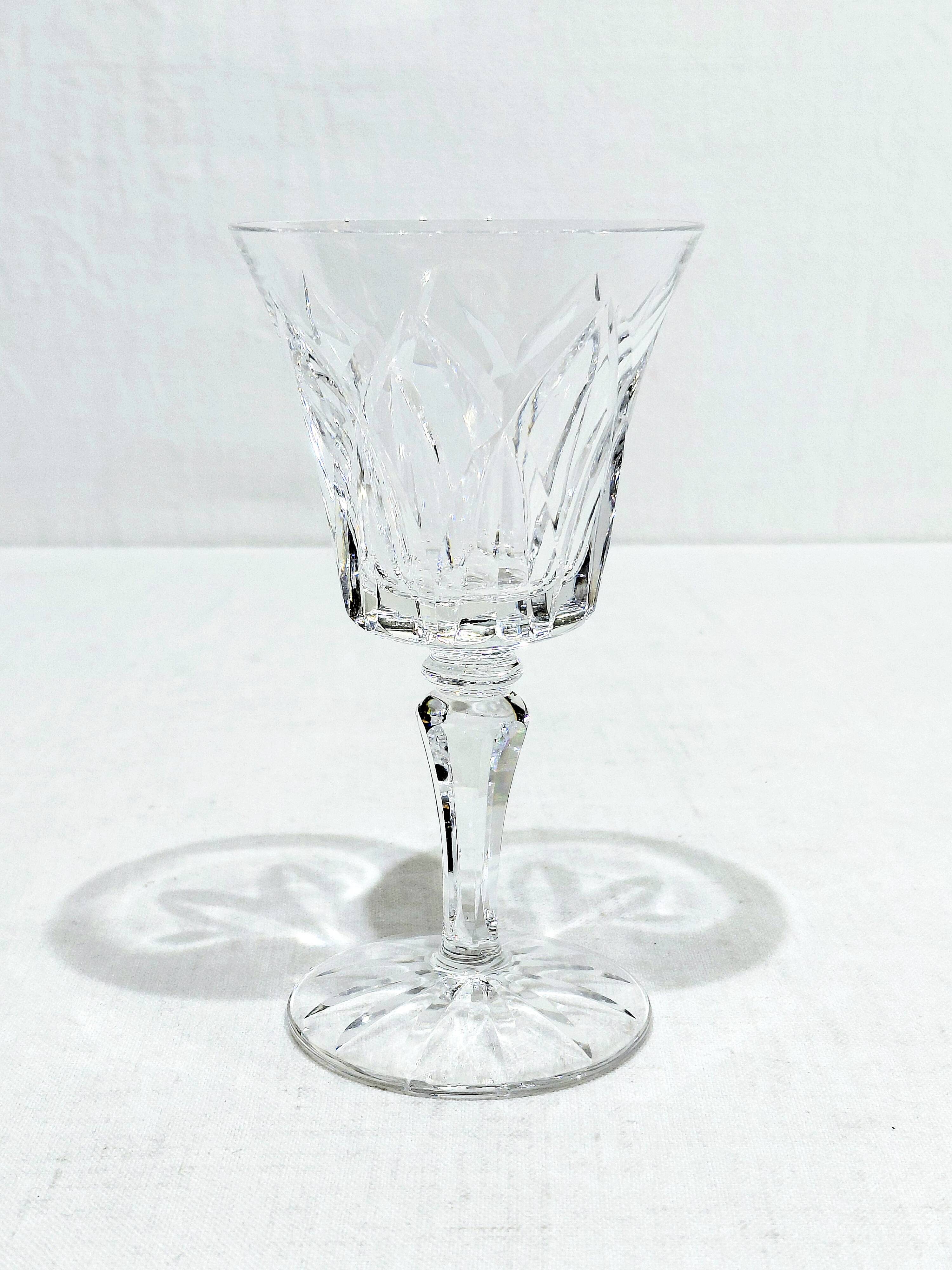 12 white wine glasses St Louis model Camargue