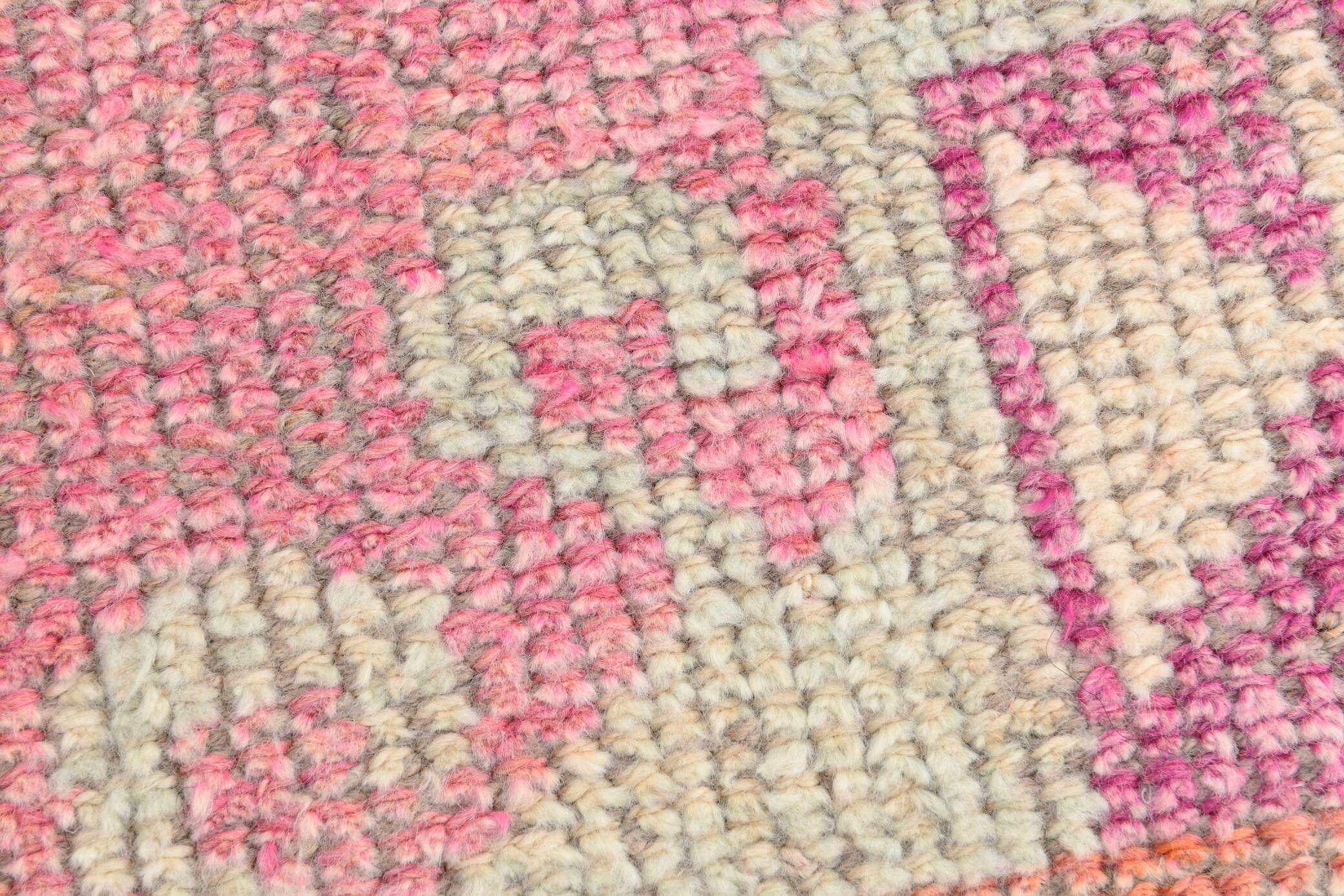 Tapis coureur vintage turc pastel rose 3x10, 97x310 cm
