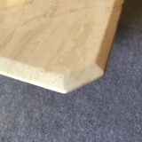 Travertine coffee table