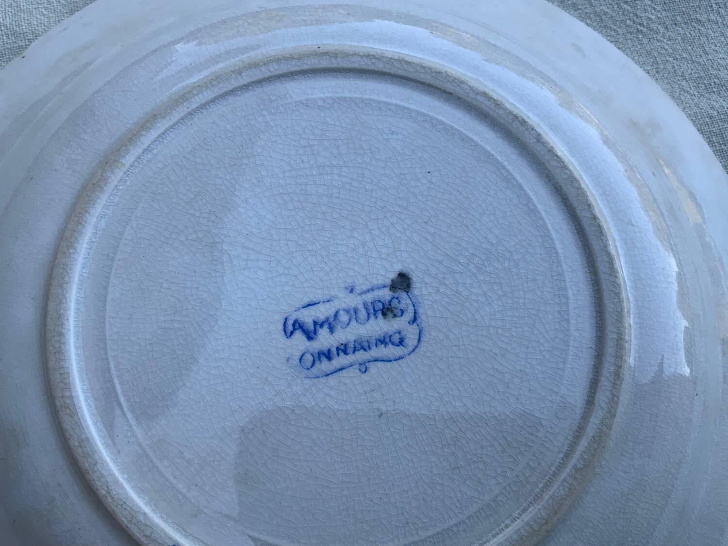 Terre de Fer “Amours” plates