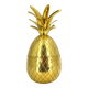 Vintage brass pineapple ice bucket, 1970s