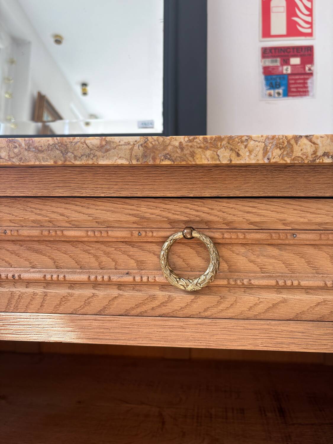 Art Deco marble buffet