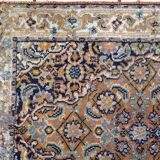 Tapis Vintage Indo-Tabriz en Laine (60cm x 177cm), Années 1970
