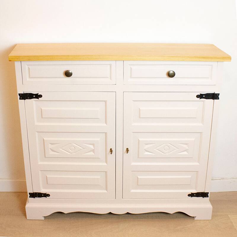 Castilian Style Narrow Dresser, Spain, 1940s