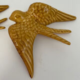 Ceramic swallow set of two