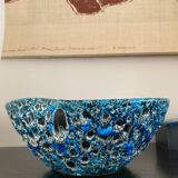 Eruptive ceramic dish from the 60s