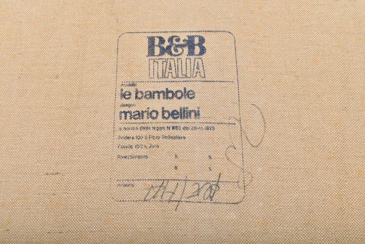 Canapé " Le Bambole"  par Mario Bellini