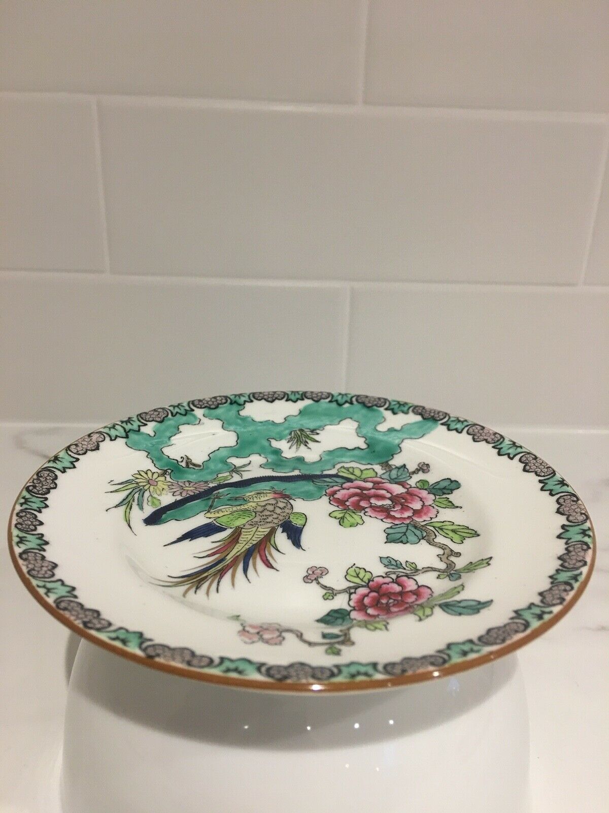Royal Crown Staffordshire porcelain trio for Fortnum and Mason