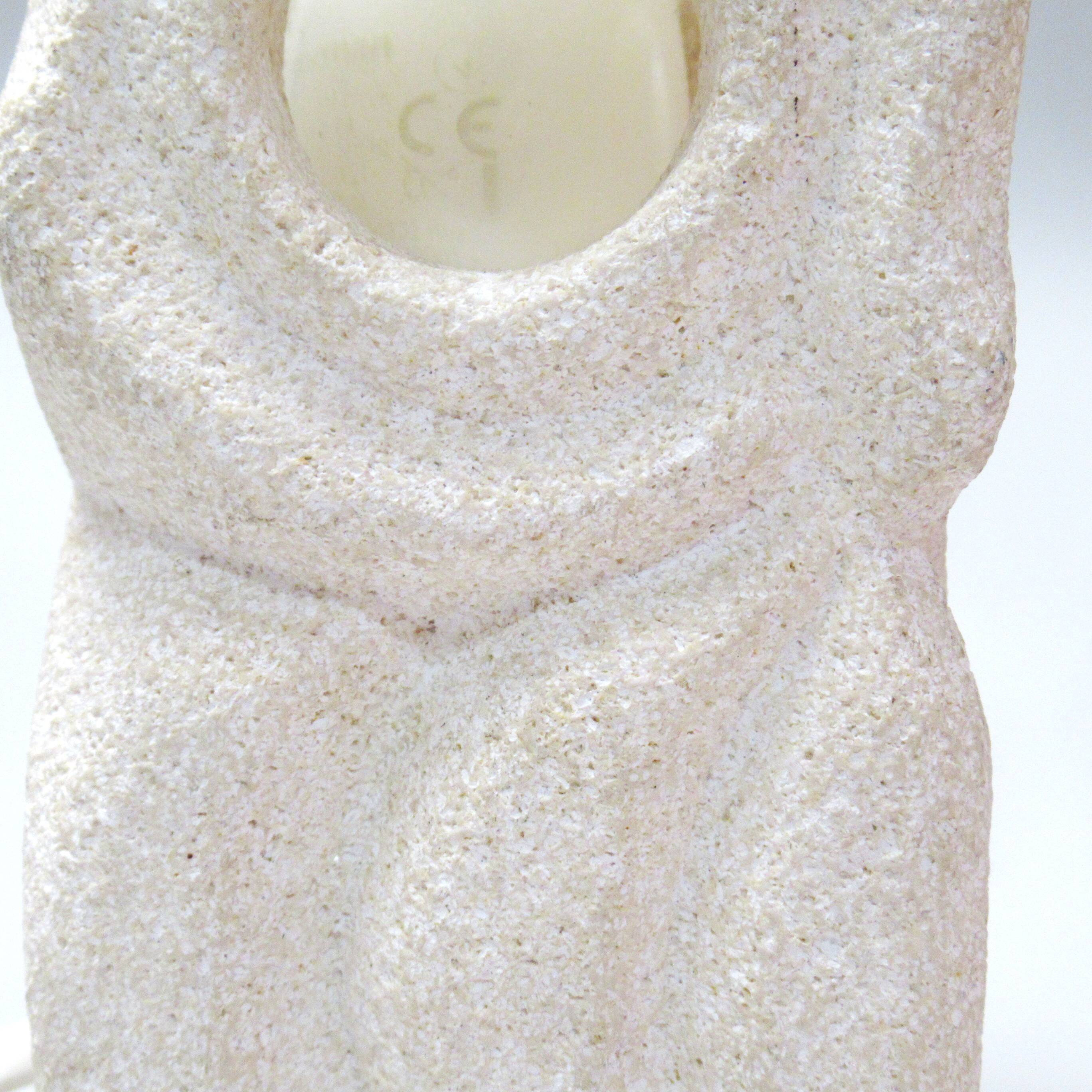 Owl lamp in stone by Albert Tormos from the 1960s.