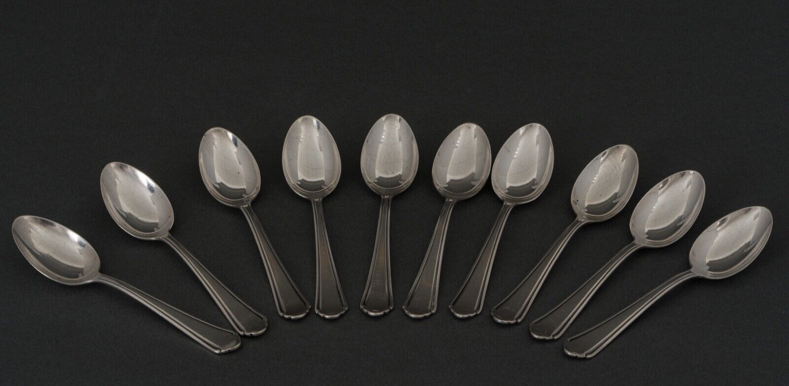Menagere in metal argente Auerhahn 1930 art deco 73 pieces