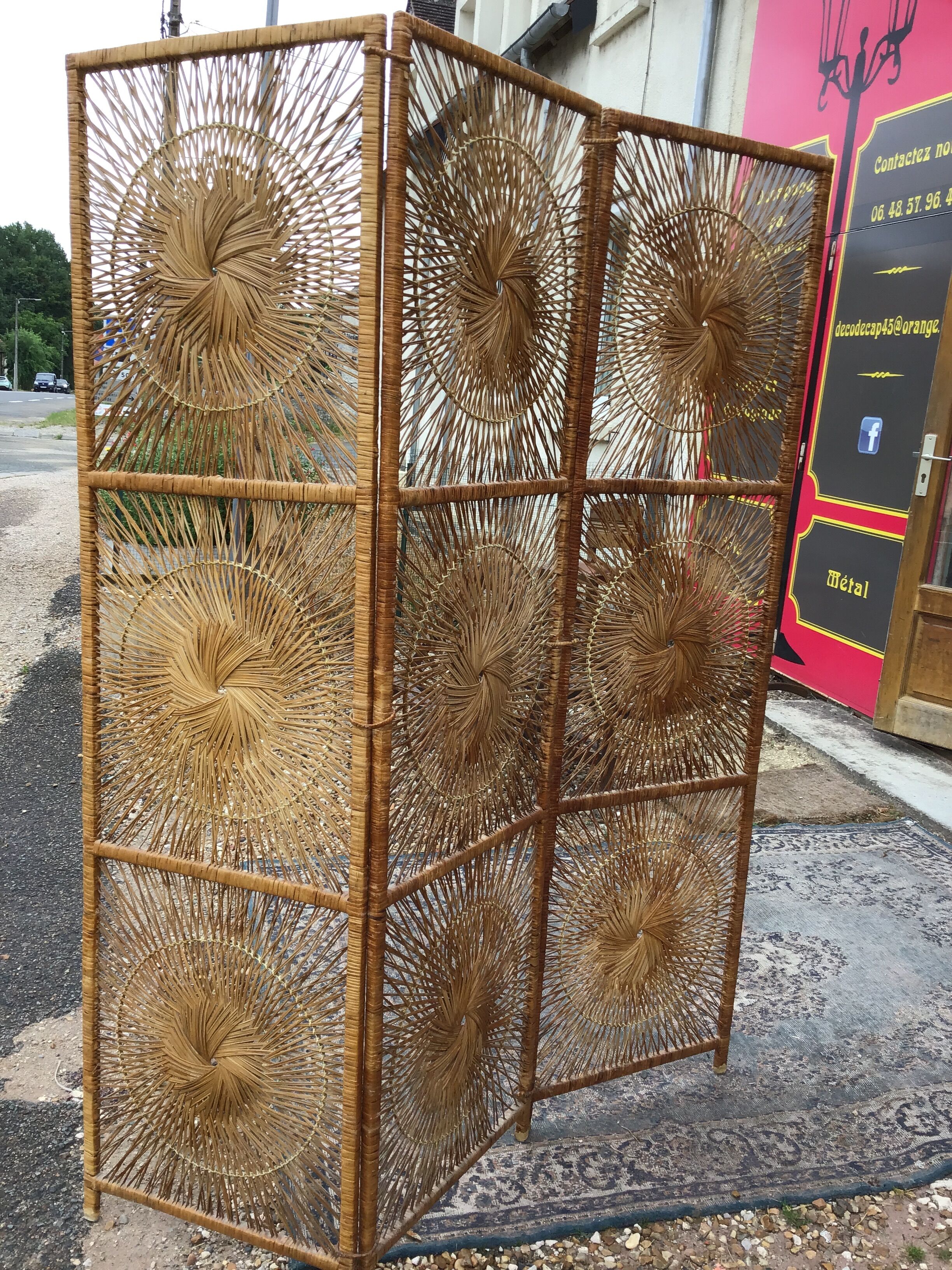 Wicker screen