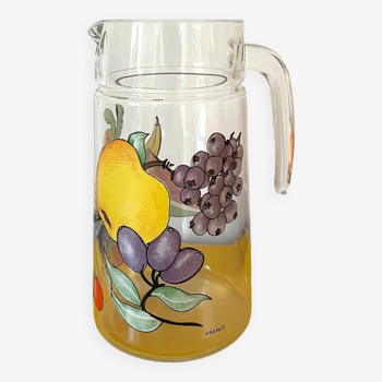 Vintage 80s carafe with fruit