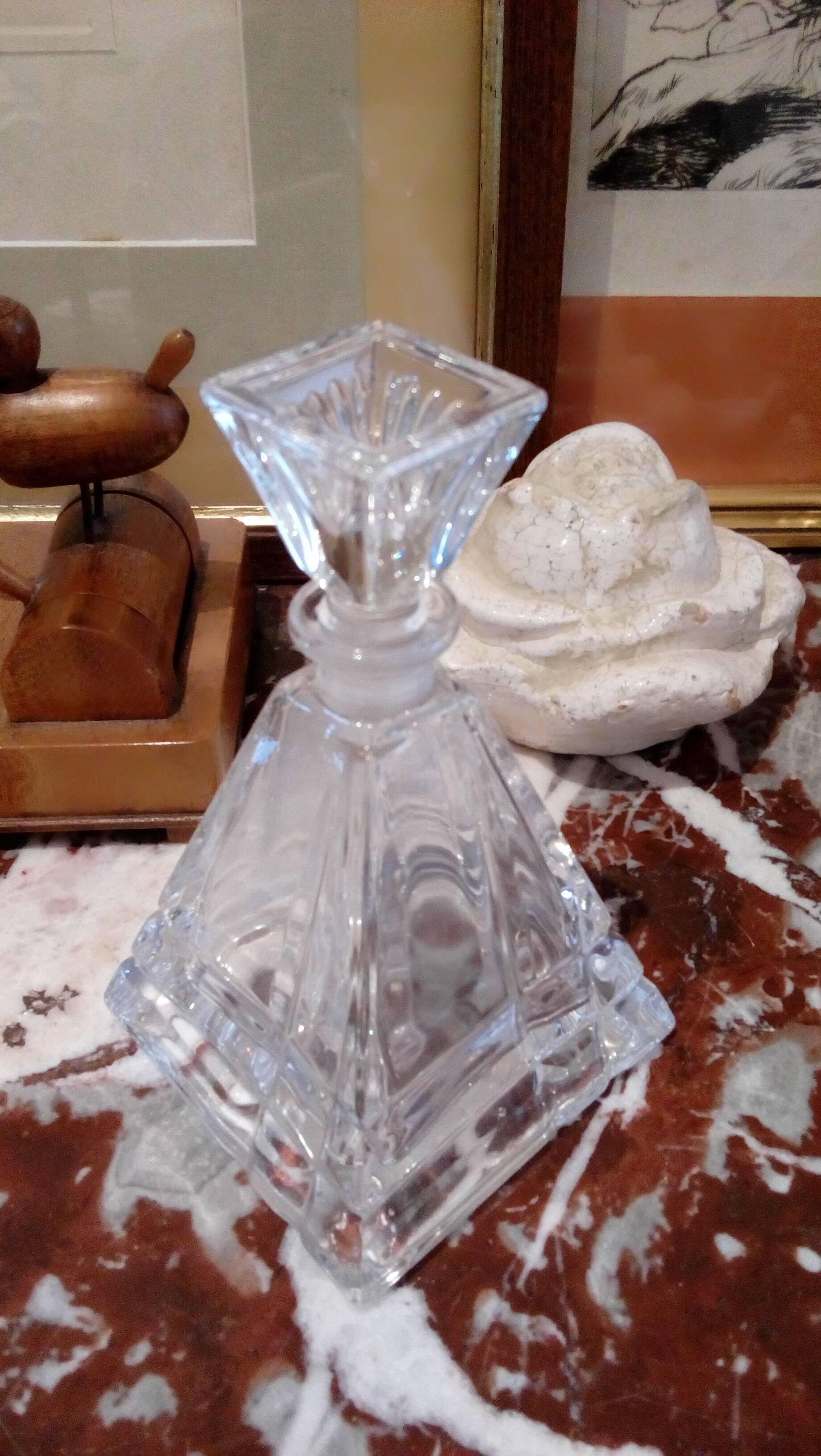 Crystal perfume bottle