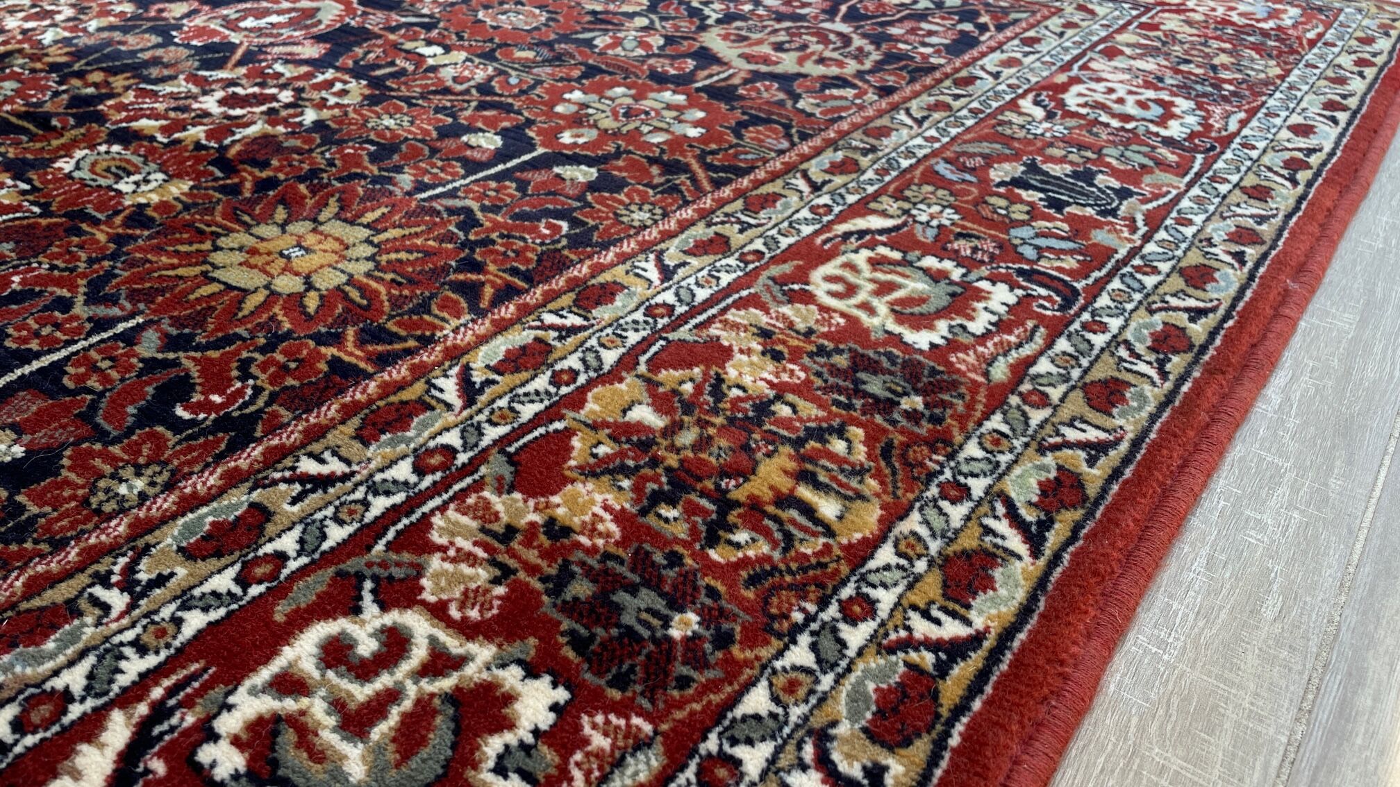 Vintage mechanical carpet art deco inspiration 186x138cm