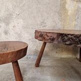 4 stools and 1 walnut coffee table