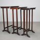 Art Deco Nesting Tables in Mahogany Veneer, 1930s, Czechoslovakia