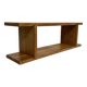 Vintage oak wall / book shelf 1970s wood minimalist design