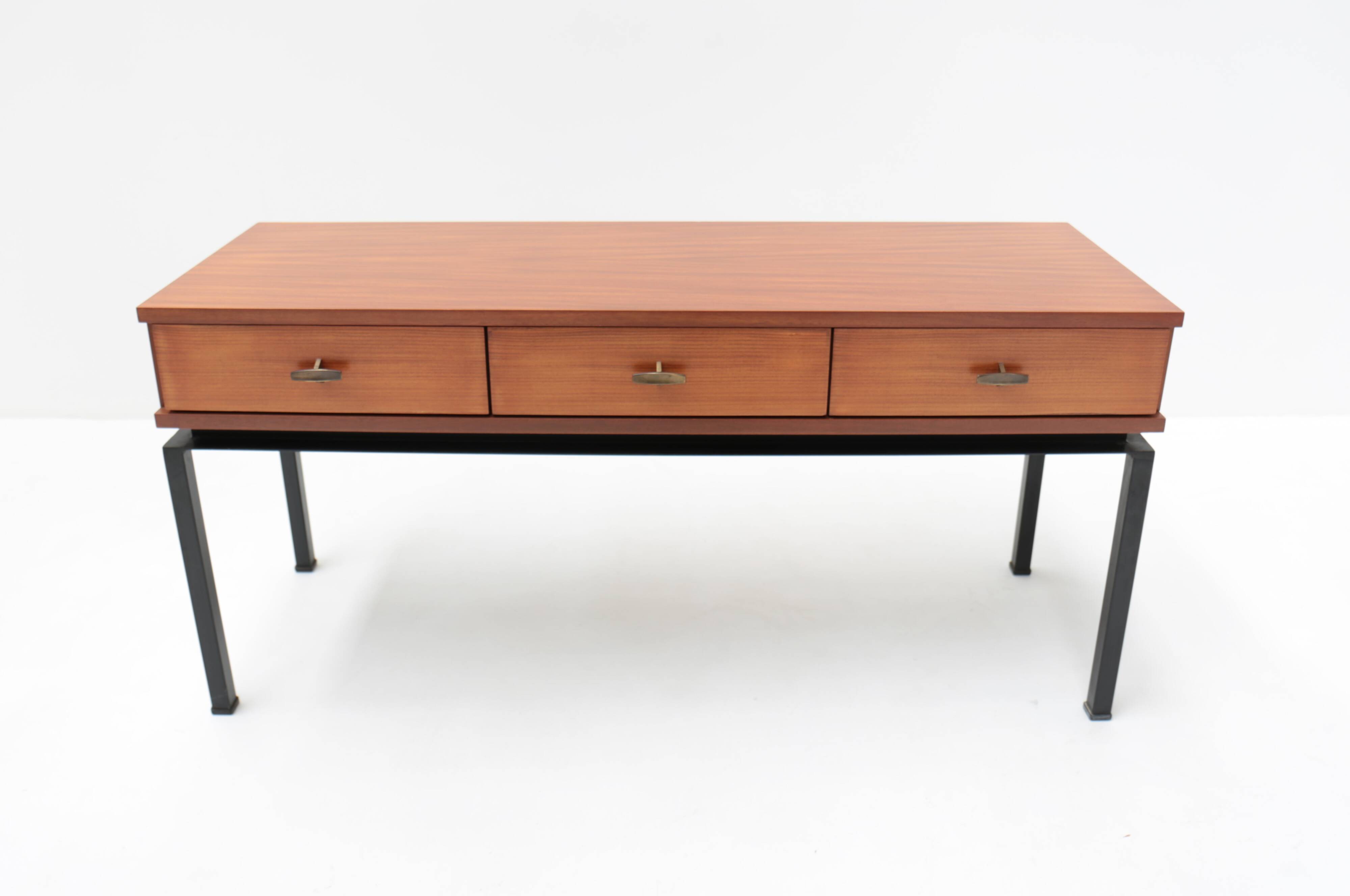 Vintage console by Marcel Gascoin for Alvéole, 1950s/1960s