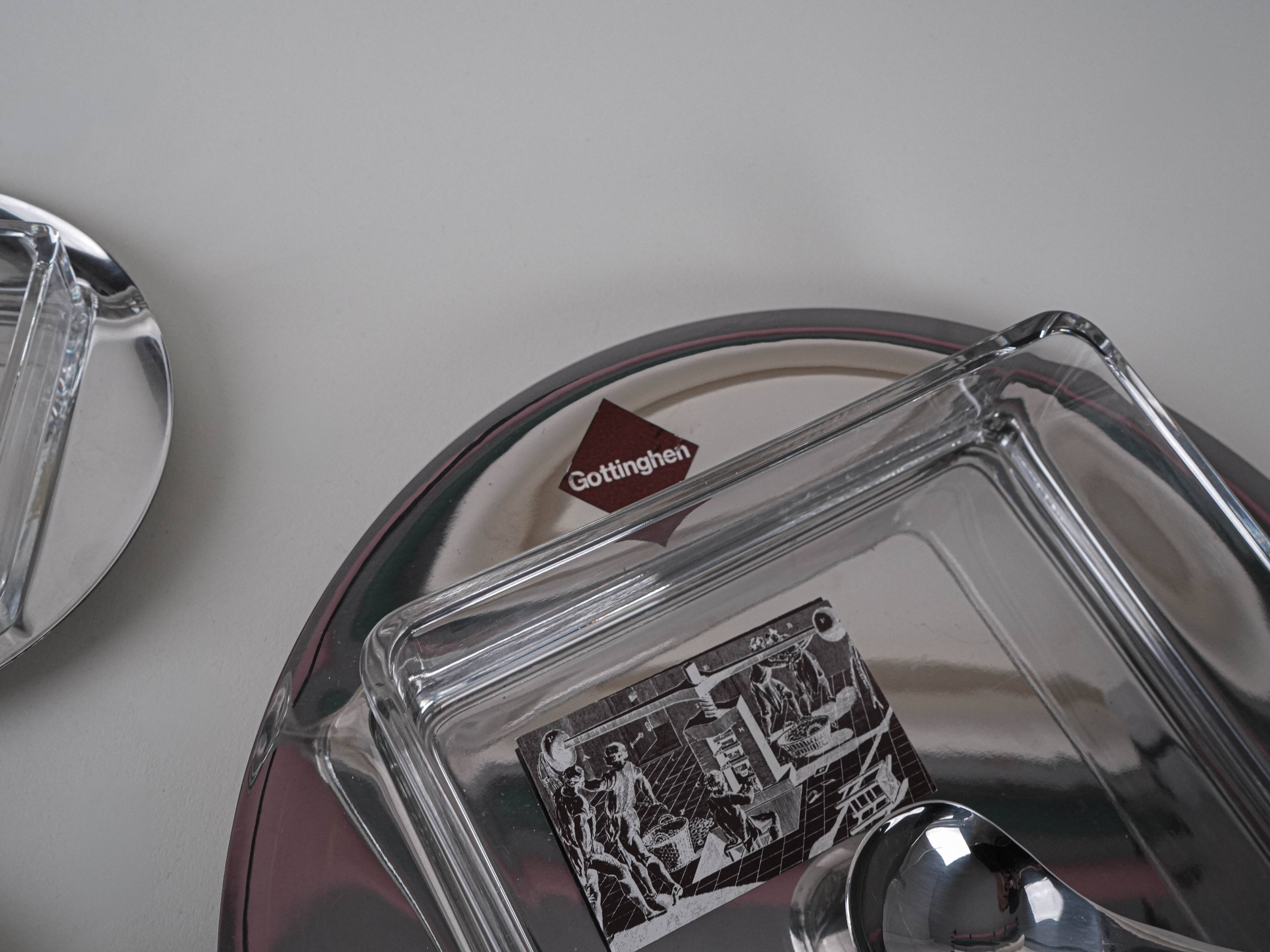 Dessert set, Italian design, 1970s, manufacturer: GOTTINGHEN