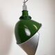 Large Industrial Green Enamel Factory Pendant Lamp from Benjamin, 1960s