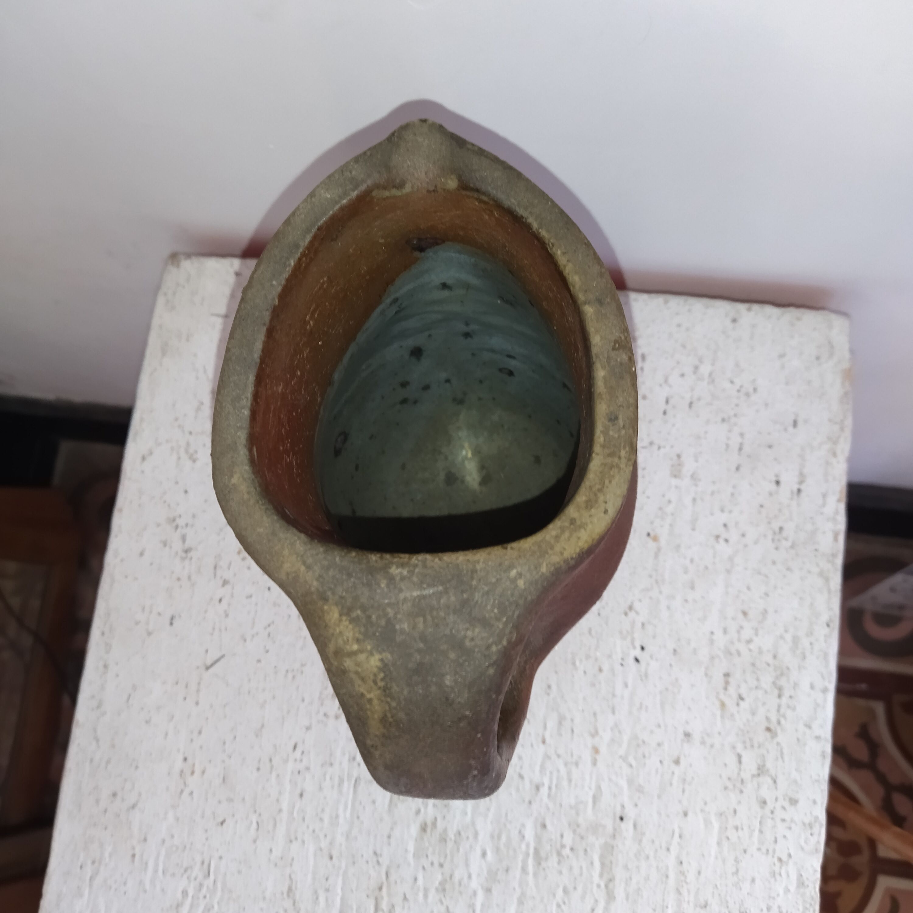 Broc pitcher sandstone years 50 60 brutalist La Borne