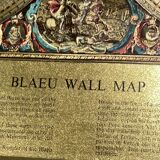 Planisphere - World map - Blaue wall map