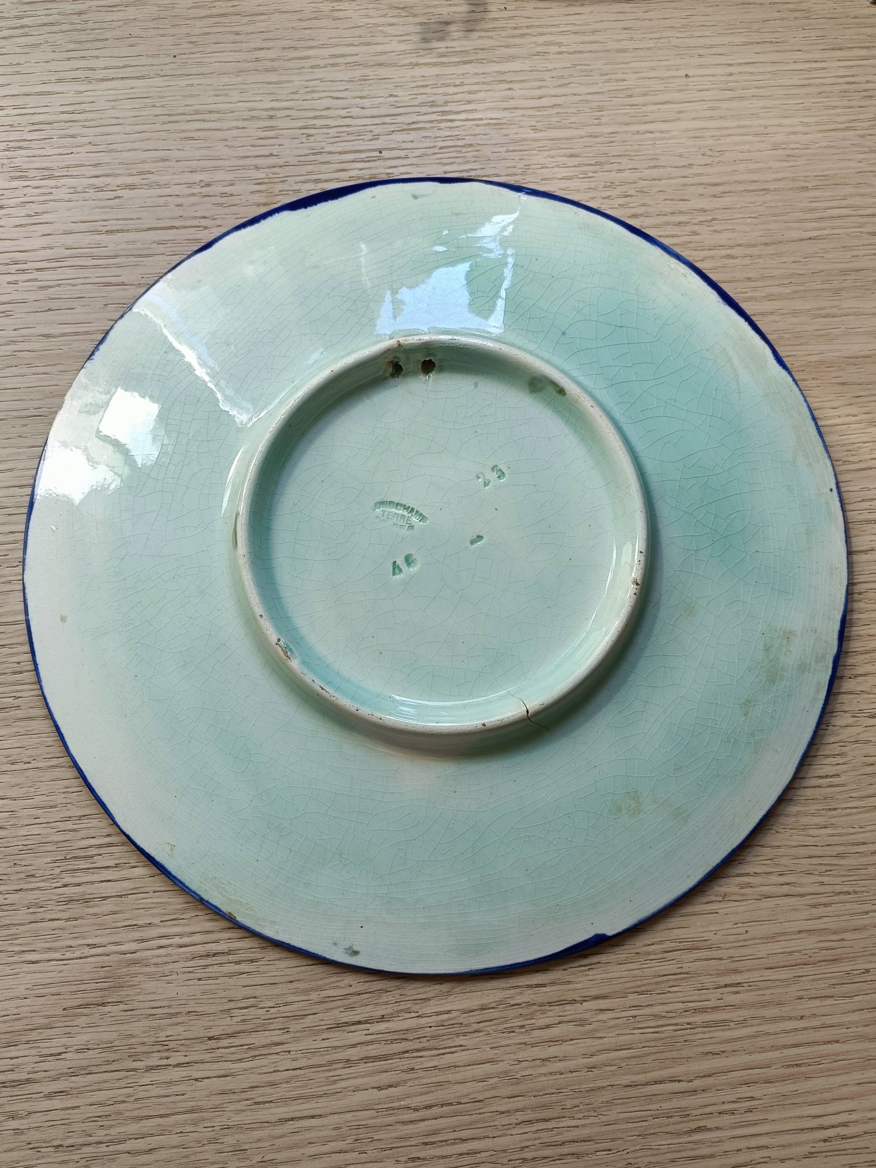Longchamp Art Deco Iron Earth Dish