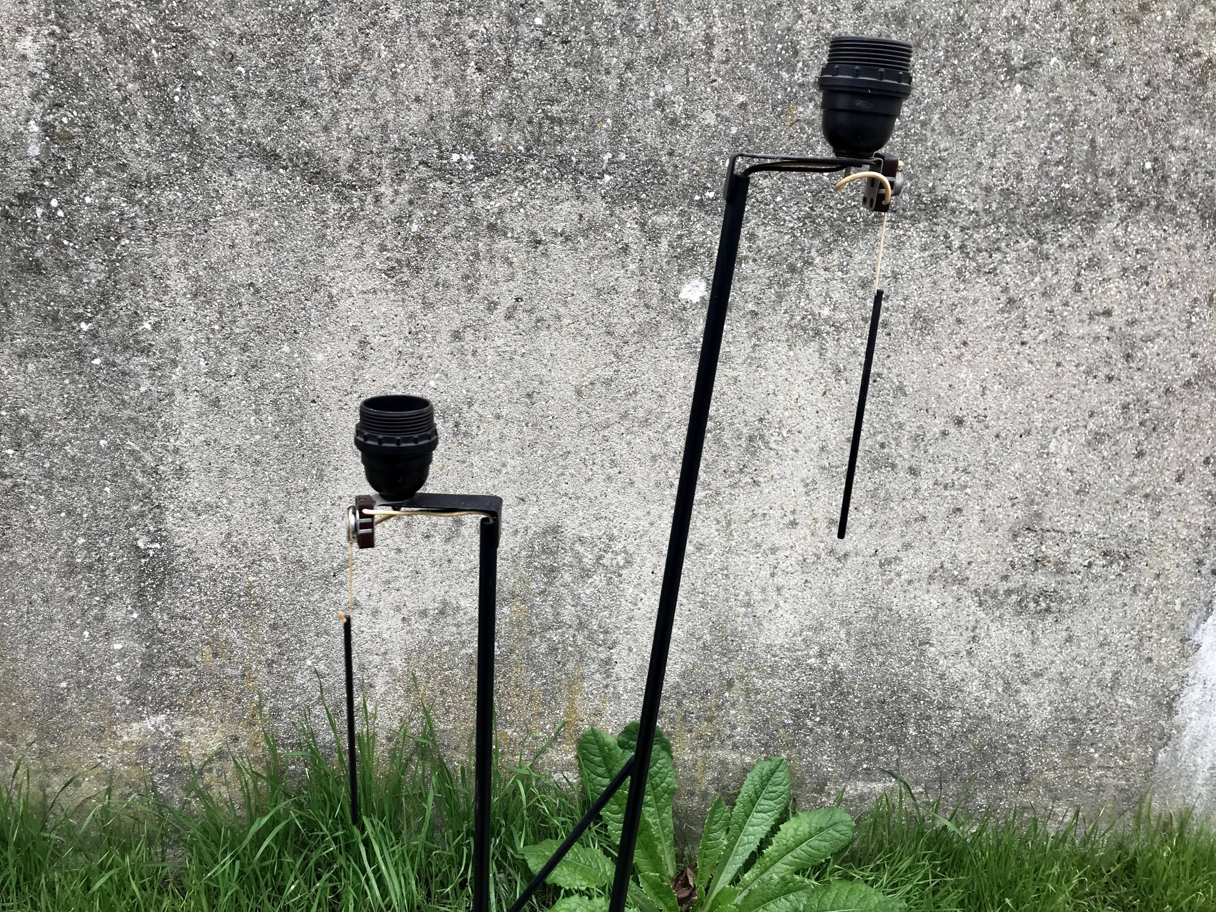 2-branched lamppost vintage 60s