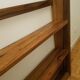 Old shelf in solid wood and exotic wood