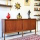 Teak Lowboard Chest of Drawers, Denmark 1960s/1970s, Mid-C, Vintage
