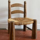 Brutalist low chair / child's chair