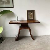 Art Deco style console with mahogany marquetry