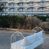 Lit banquette fer forgé
