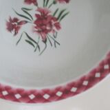 Round dish Sarreguemines Digoin model mignardise