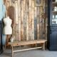Pair of vintage farmhouse benches (refurbished)