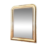 Antique silvered mirror Louis-Philippe 19th century