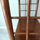 Rattan and wood shelf furniture
