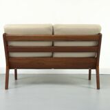 Vintage Two-Seater Senator Sofa in Teak by Ole Wanscher for Cado, 1970s