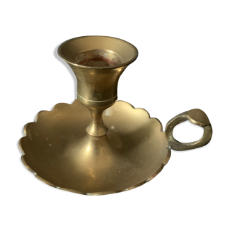 Brass Bougeoir