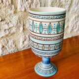 Mid-century ceramic vase by Louis Bacculini, Vallauris, 1950s/60s