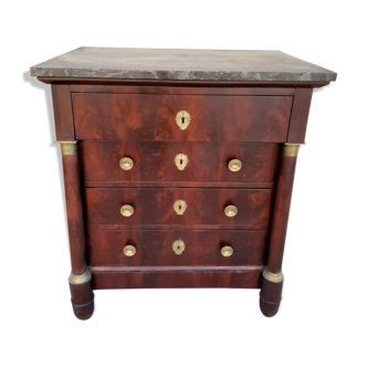 Empire chest of drawers with Detached Column 1900