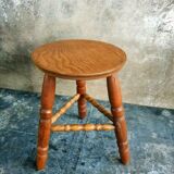 Old oak stool