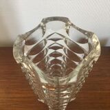 Moulded glass vase, "Windsor" Luminarc model, 70s