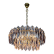JT Kalmar chandelier, cut glass, 2 levels, Austria, 1970s