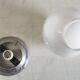 Art Deco ceiling light or wall sconce with opaline globe - mid 20th century.