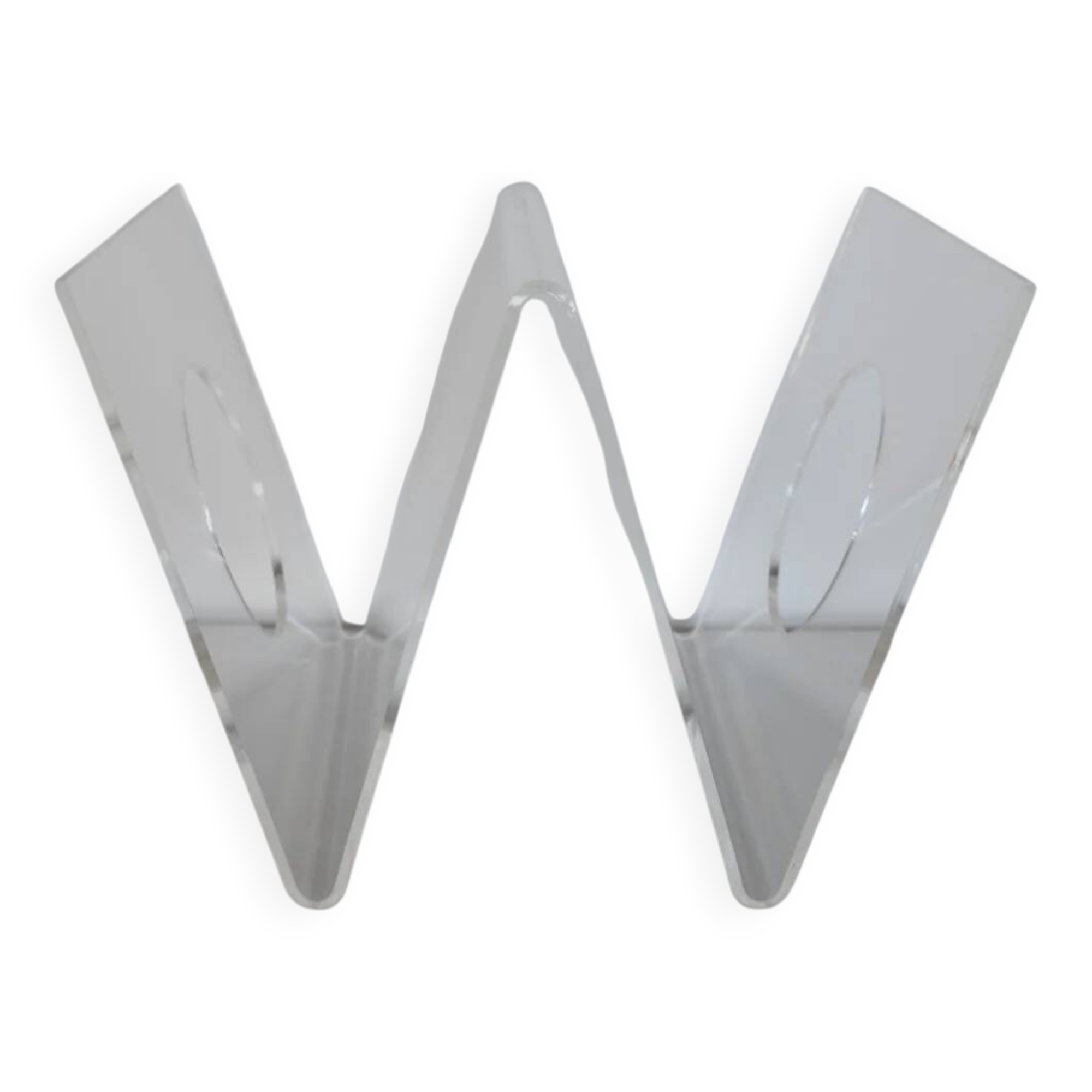 Roche Bobois plexiglass magazine rack