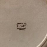 "Moscow" dish, Choisy Le Roi, ironstone